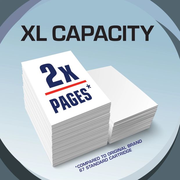 HP 67 XL Ink Cartridge, Tri Colour - Calidad