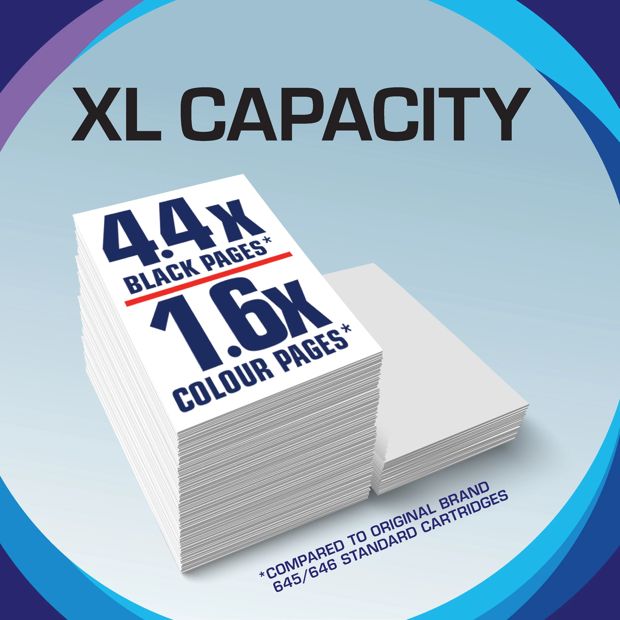 Calidad Canon 645 XL and 646 XL Ink Cartridges - 3 Pack