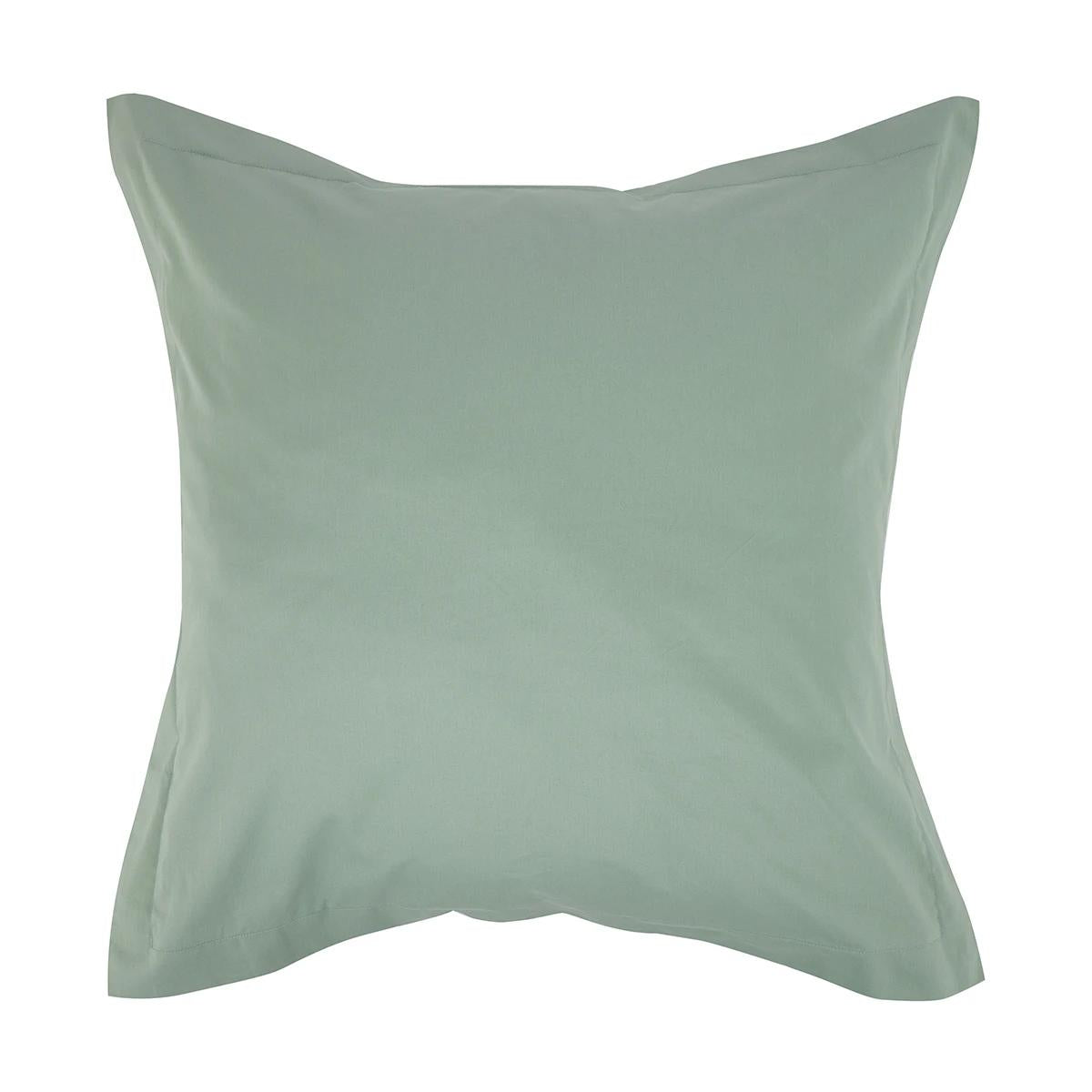 500 Thread Count Australian Grown Cotton European Pillowcase - Sage