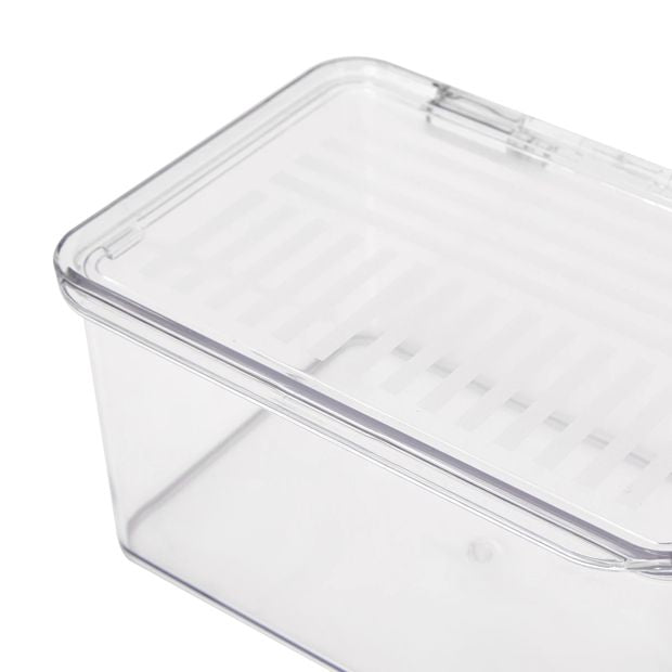 Short Square Container with Lid - Anko