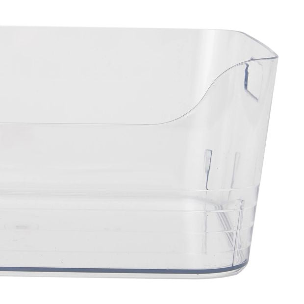Medium Cut Out Edge Tub, Clear - Anko