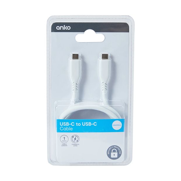 USB-C to USB-C Cable - Anko