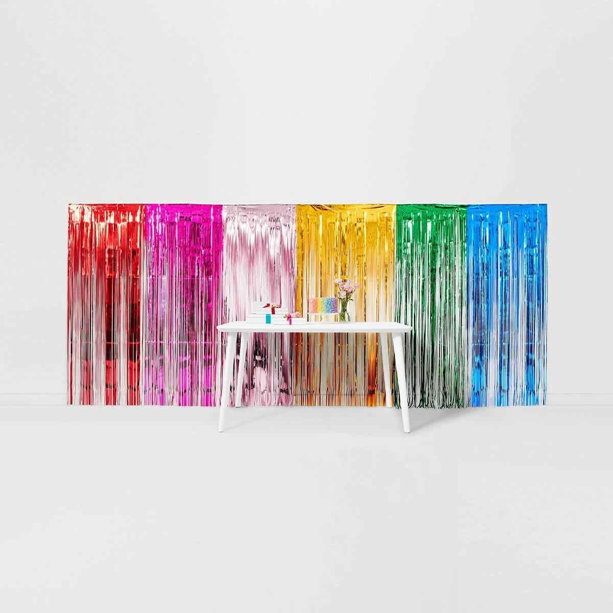 Rainbow Foil Backdrop