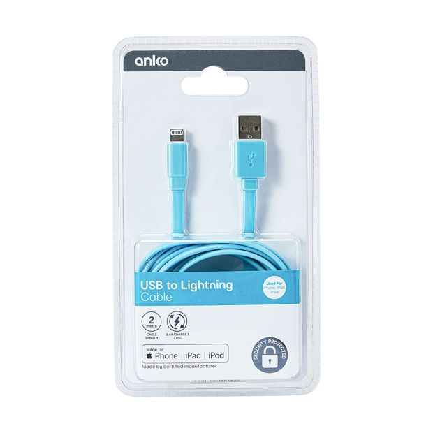 USB to Lightning Cable - Anko