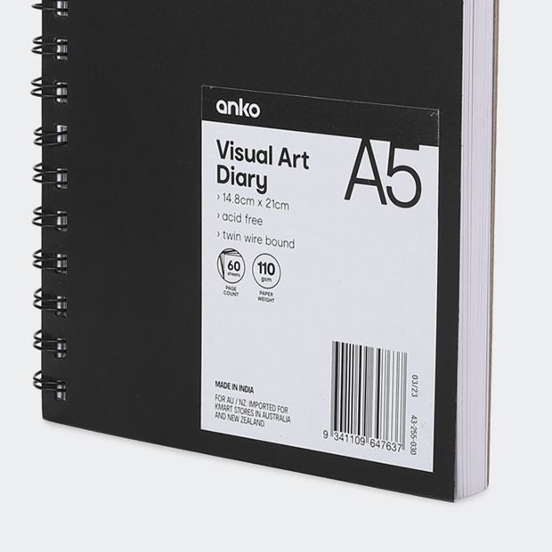 A5 Visual Art Diary - Anko