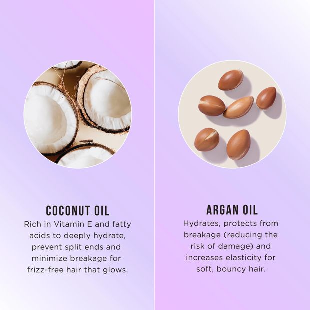 HASK Curl Care Curl Defining Cream, Coconut Oil Argan Oil & Vitamin E - 198ml