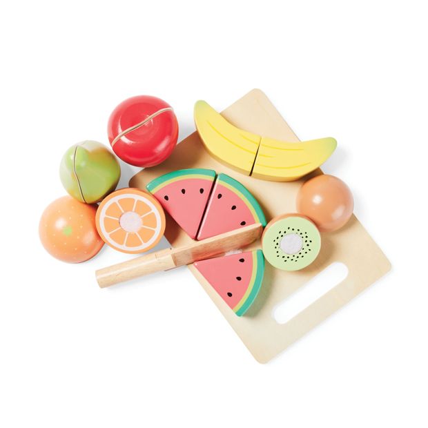 Wooden Fruit Cutting 8 Piece Set - Anko