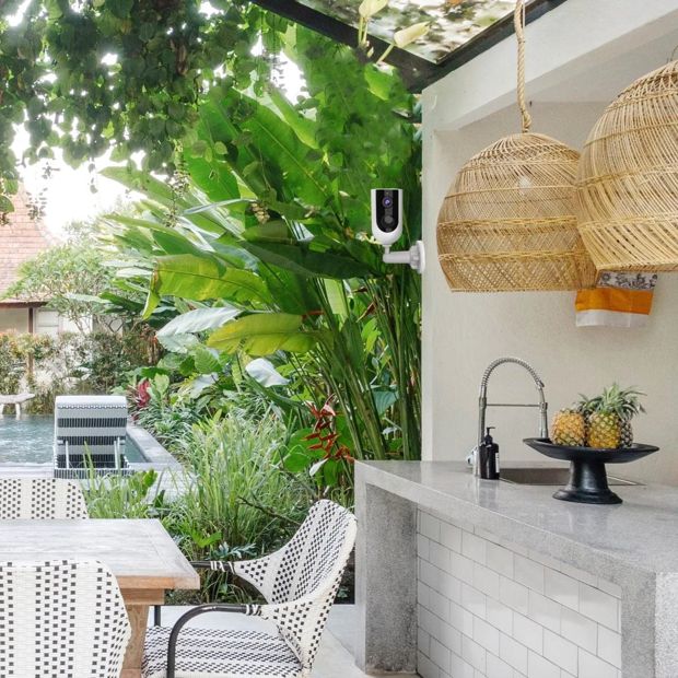 Smart Wi-Fi Full HD Rechargeable Battery Outdoor Camera - Anko