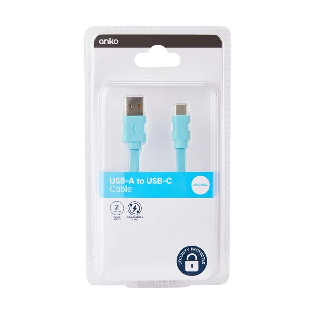 USBC Metal Cable, 2m - Anko