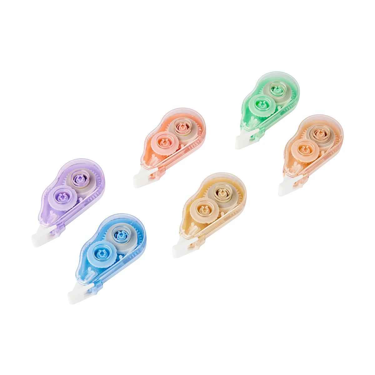 6 Pack Coloured Correction Tape