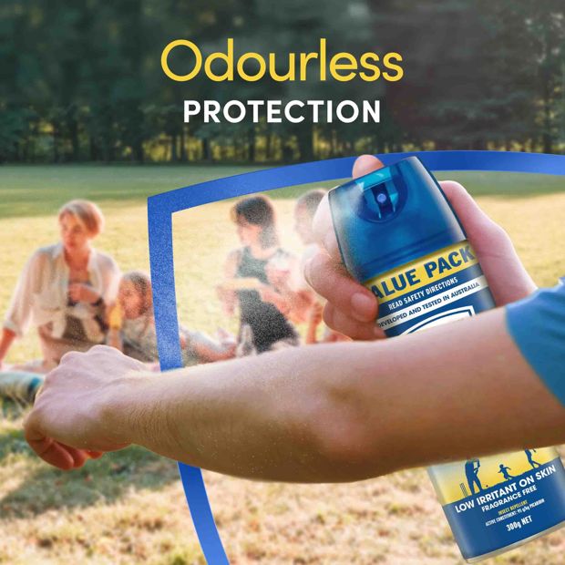 Aerogard Body Odourless Protection Insect Repellent Aerosol Spray 300g