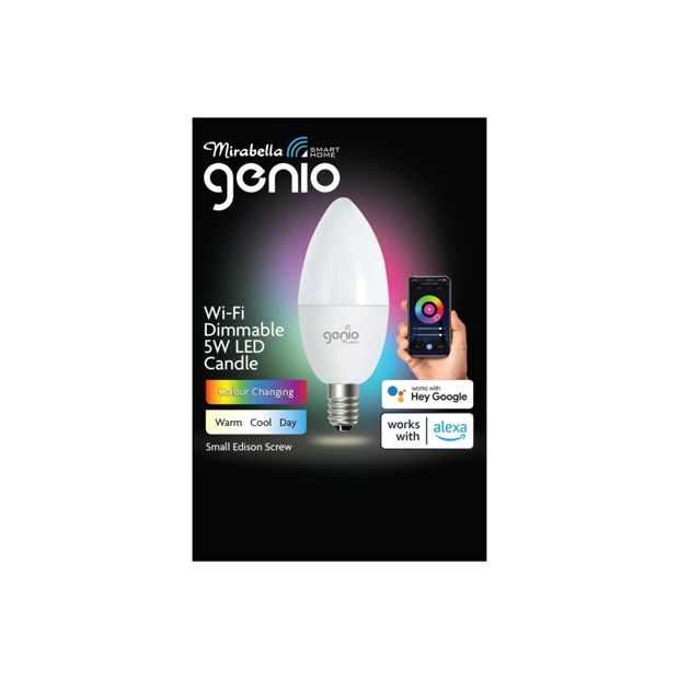 Mirabella Genio Wi-Fi Bulb Colour Candle