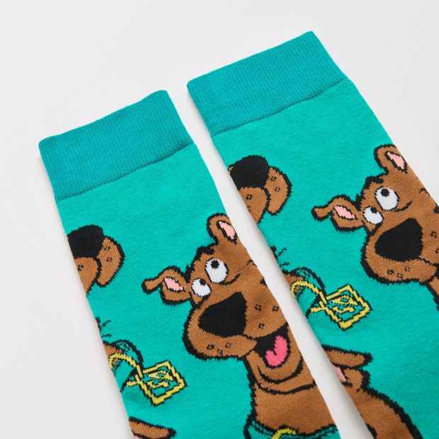 Cartoon Character Crew Socks - Cotton Blend