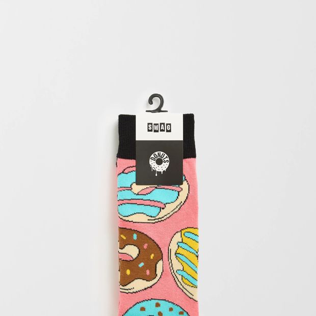 Swag Printed Crew Socks