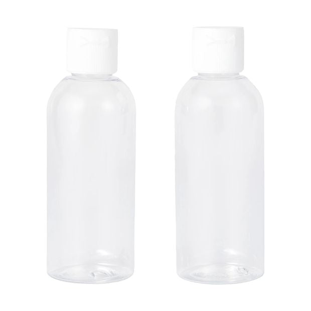 2 Pack Travel Solutions Flip Top Bottles