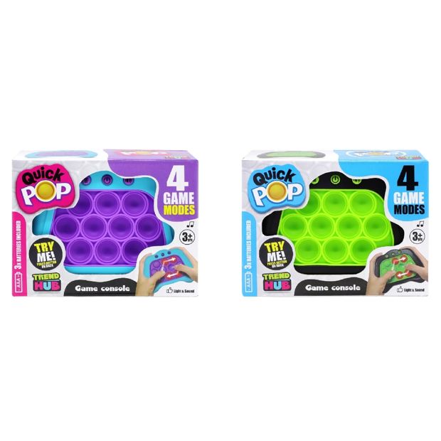 Quick Pop Game Console, Assorted - Anko