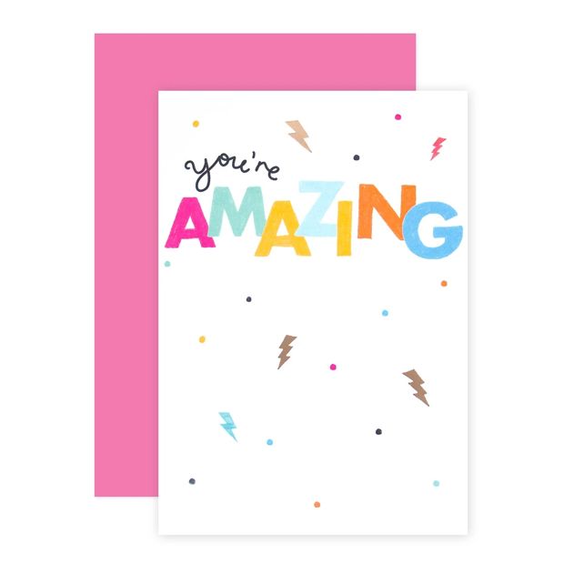 Connections from Hallmark Greeting Card - You're Amazing!