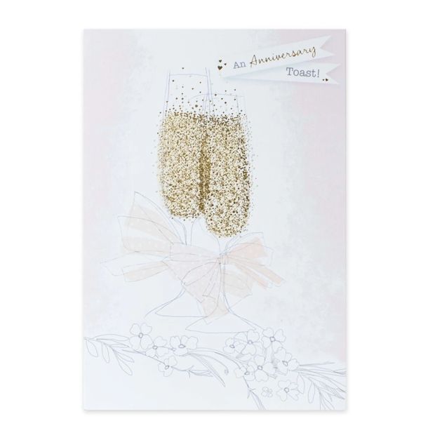 Connections from Hallmark Anniversary Card - A Sparkling Toast