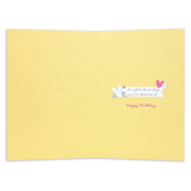 Connections from Hallmark Birthday Card For Granddaughter - Treat Yourself