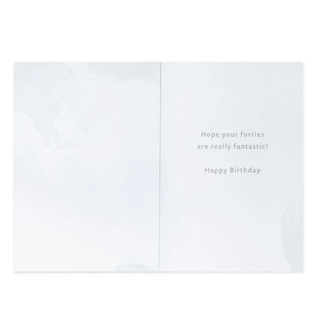 Connections from Hallmark 40th Birthday Card - Fantastic Forties