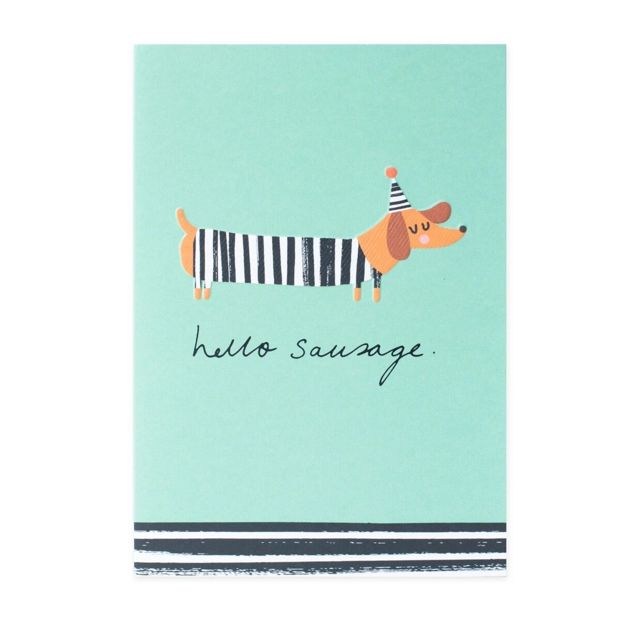 Connections from Hallmark Greeting Card - Hello Sausage