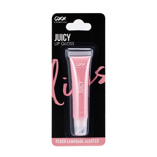 Juicy Lip Gloss, Peach Lemonade Scented - OXX Cosmetics