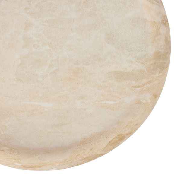 Round Ceramic Marble-Look Tray - 30.5cm