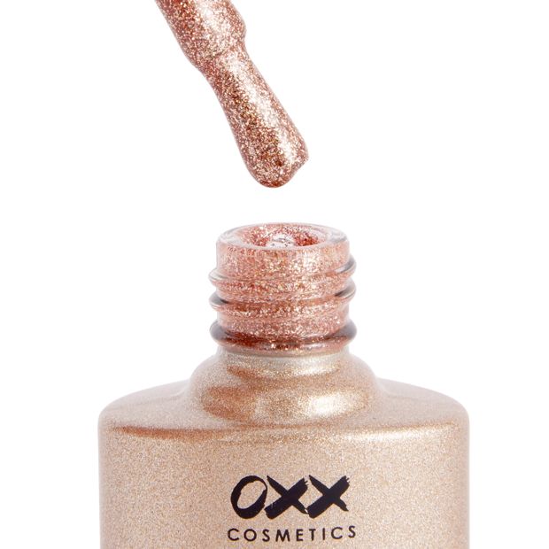 UV Gel Nail Polish, Bronze Shimmer - OXX Cosmetics