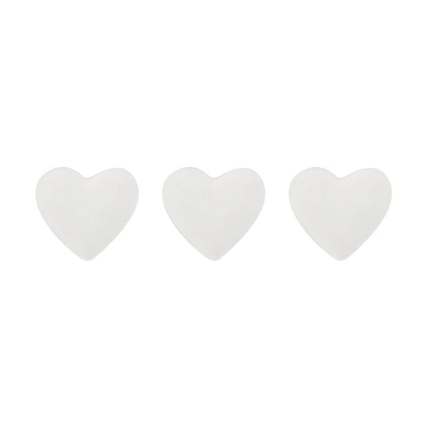 DIY Ceramic Heart Trinket Trays, 3 Pack - Anko