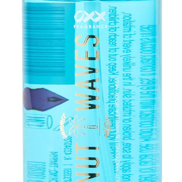 Coconut Waves Summer Solstice Body Mist, Coconut, Hazelnut & Vanilla - OXX Fragrance