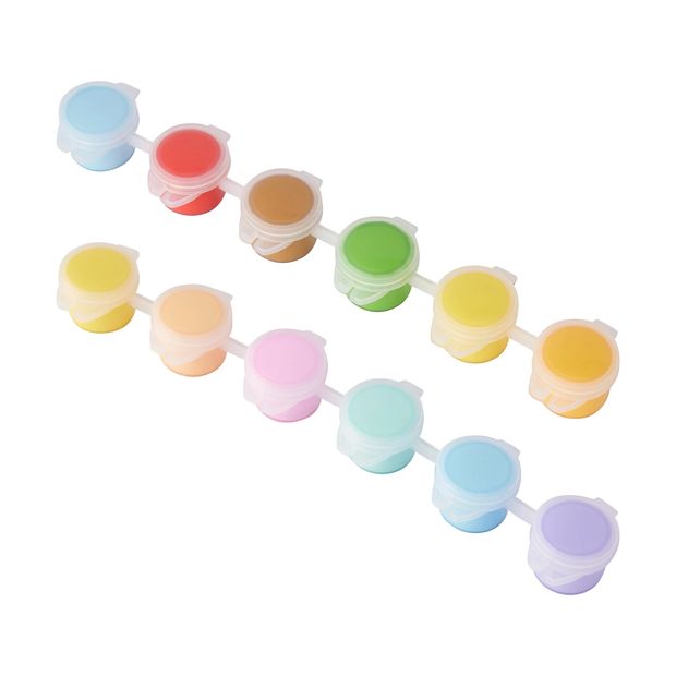 Paint Your Own Squishies 12 Piece Kit, Assorted - Anko