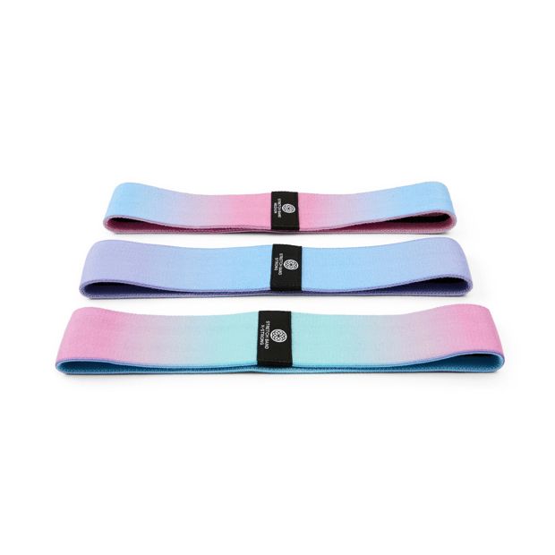 3 Pack Fabric Resistance Bands - Anko