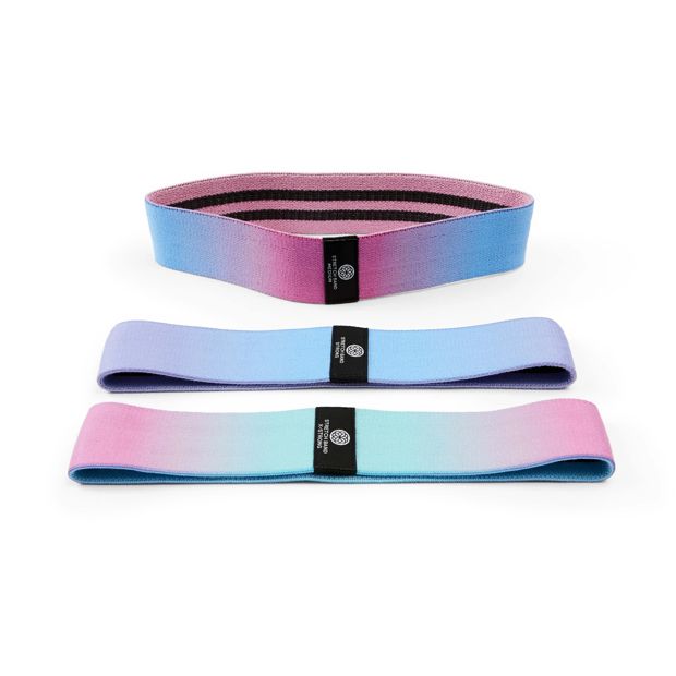 3 Pack Fabric Resistance Bands - Anko