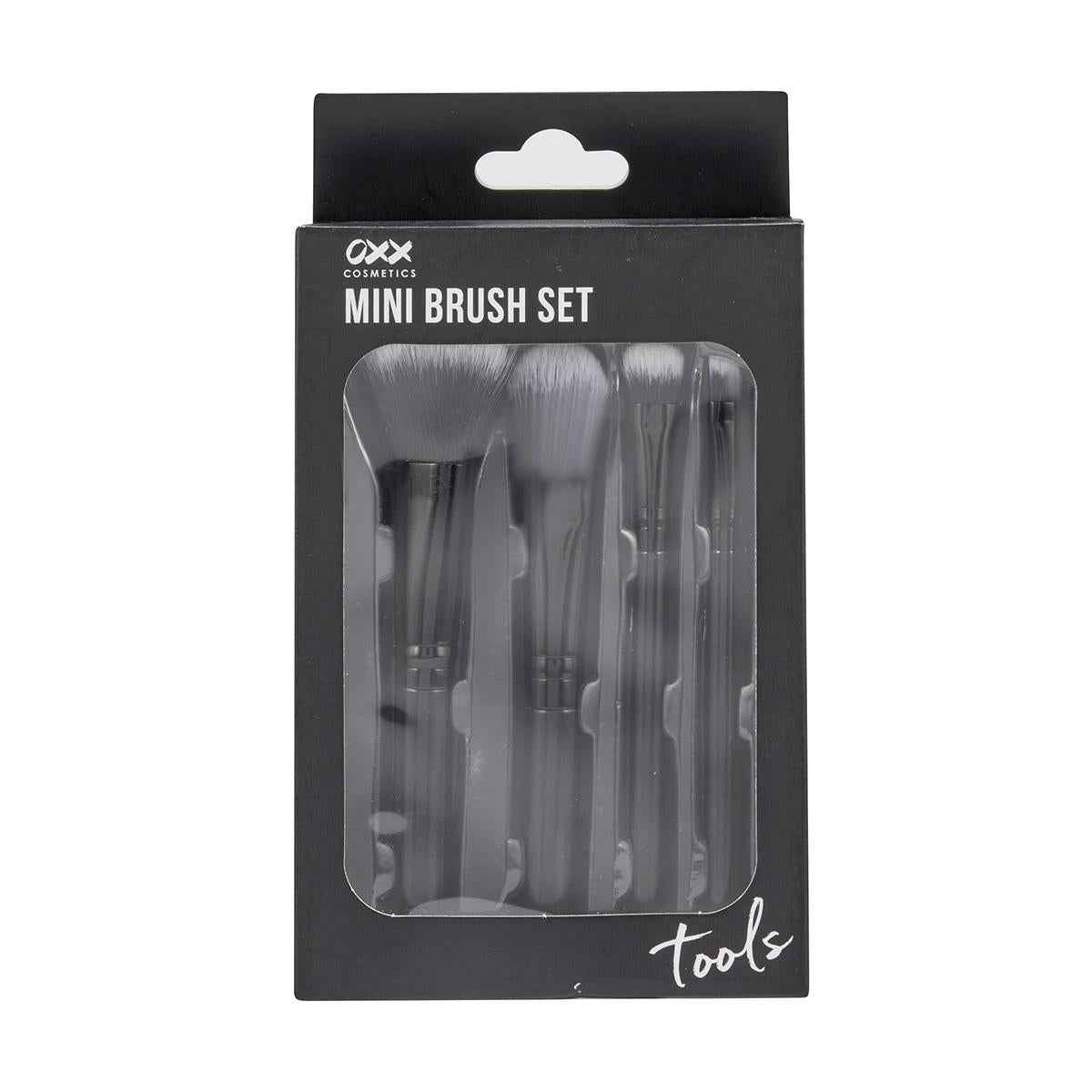 OXX Cosmetics 4 Pack Mini Brush Set - Black