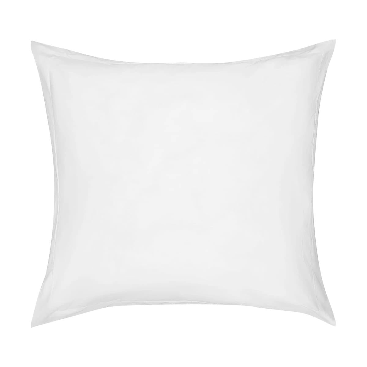 250 Thread Count Cotton Rich European Pillowcase - White