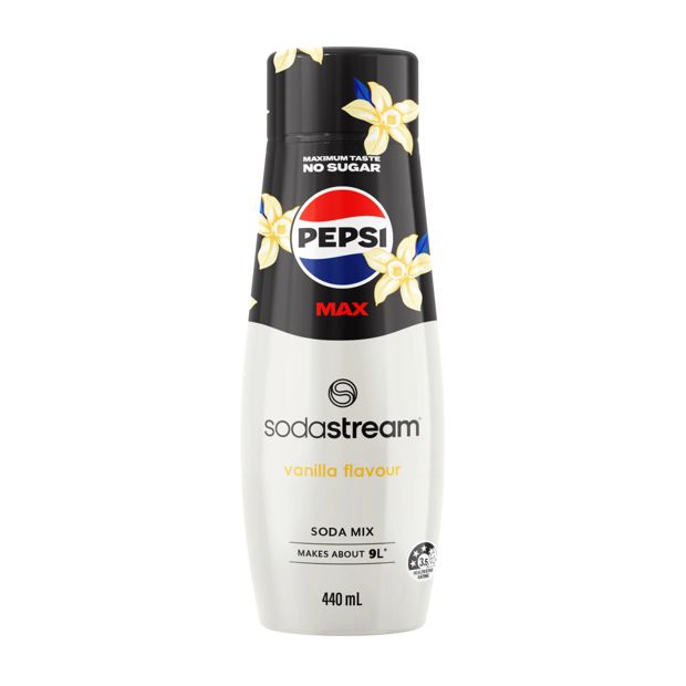 Pepsi Max SodaStream Vanilla Flavour Soda Mix 440ml