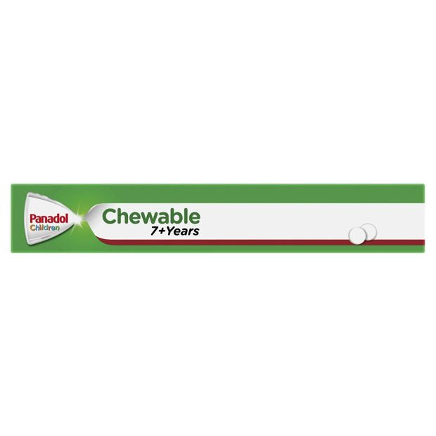 Panadol Children Chewable Paracetamol, 12 Pack - Cherry Flavour