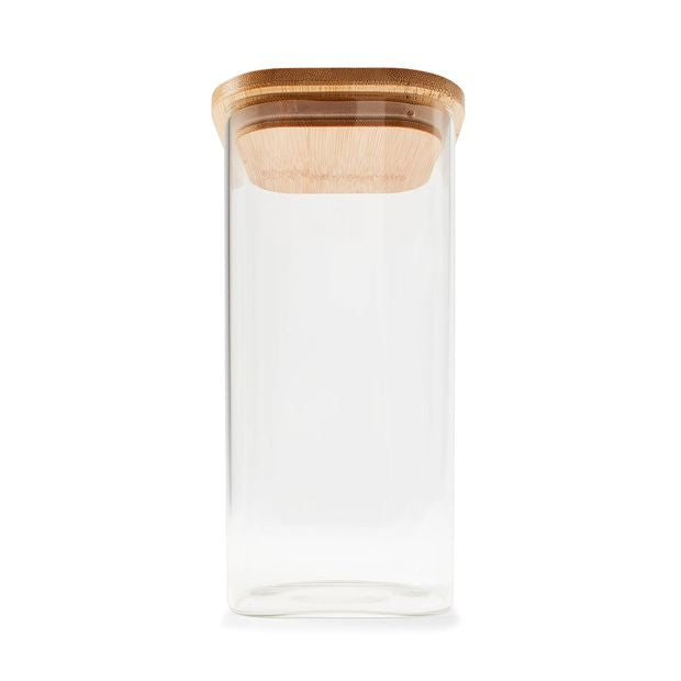 1.6L Glass Container with Bamboo Lid - Anko