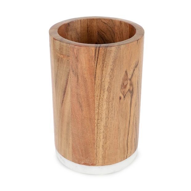 Acacia/Marble Utensil Holder - Anko