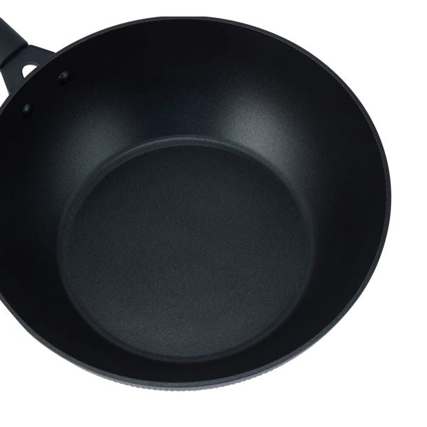 Non-Stick Wok, Linear 30cm - Anko