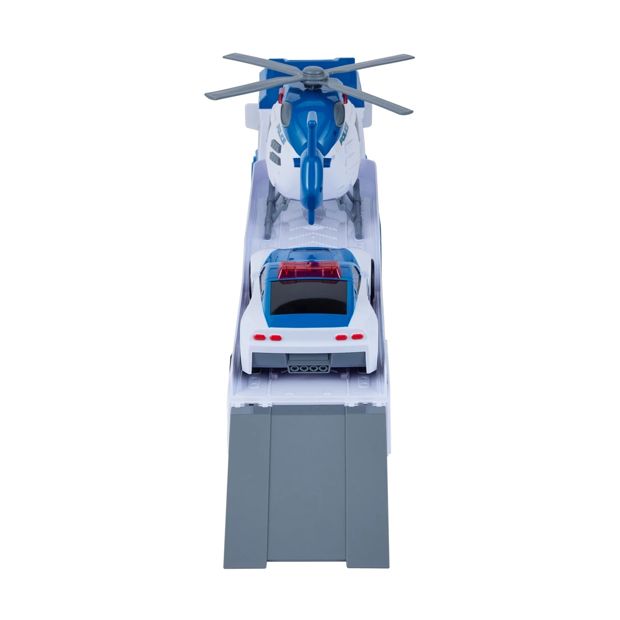 Lights & Sounds Police Transporter Set - Anko