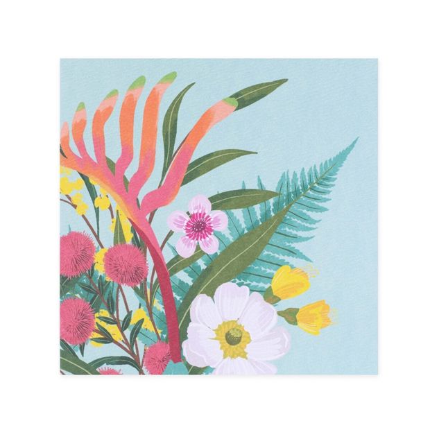 Hallmark x Christie Williams Gallery Blank Greeting Card - Kangaroo Paw Spray
