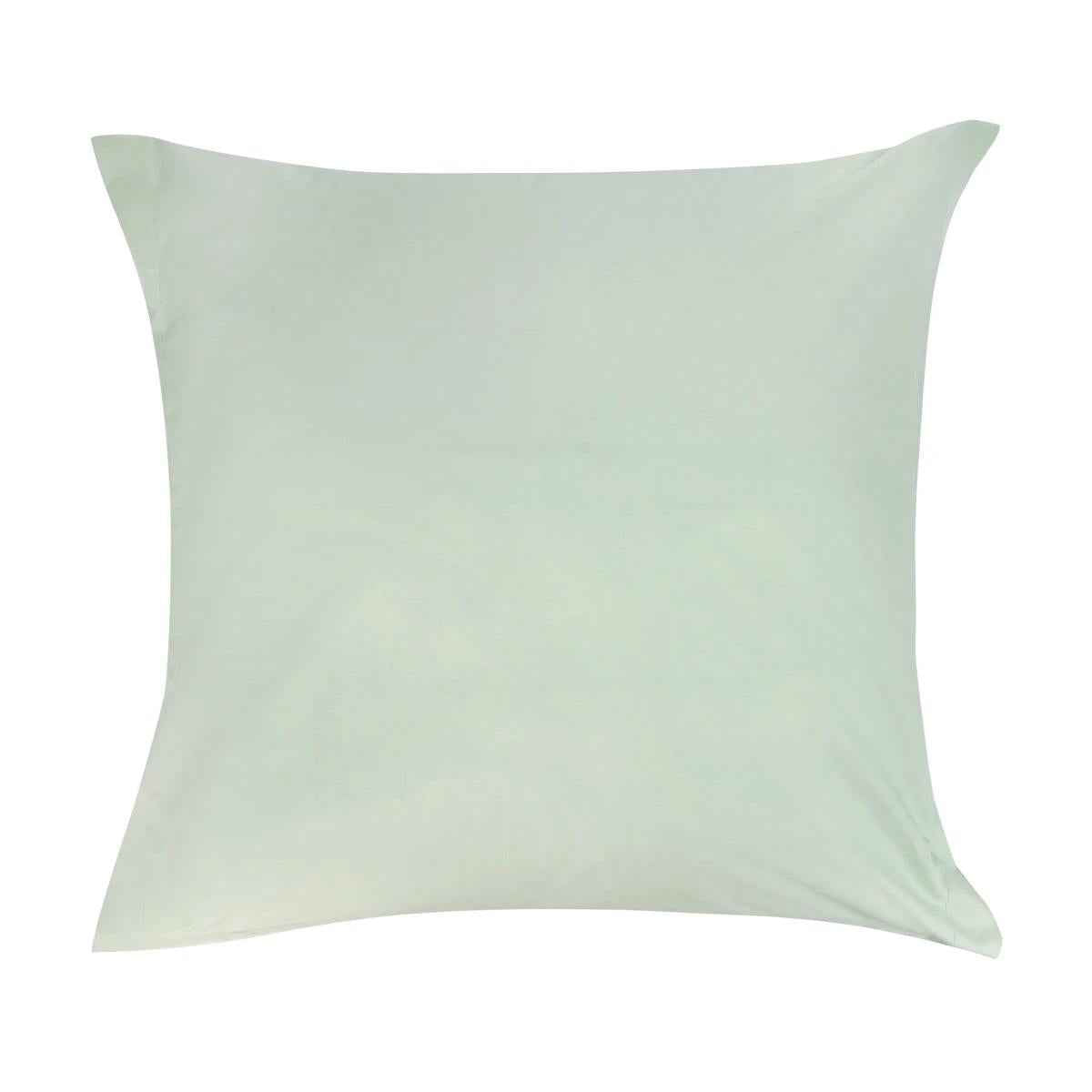 250 Thread Count Cotton Rich European Pillowcase - Eucalyptus
