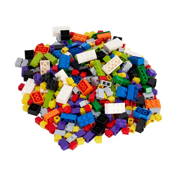 Construction Blocks Set, 1000 Piece - Anko