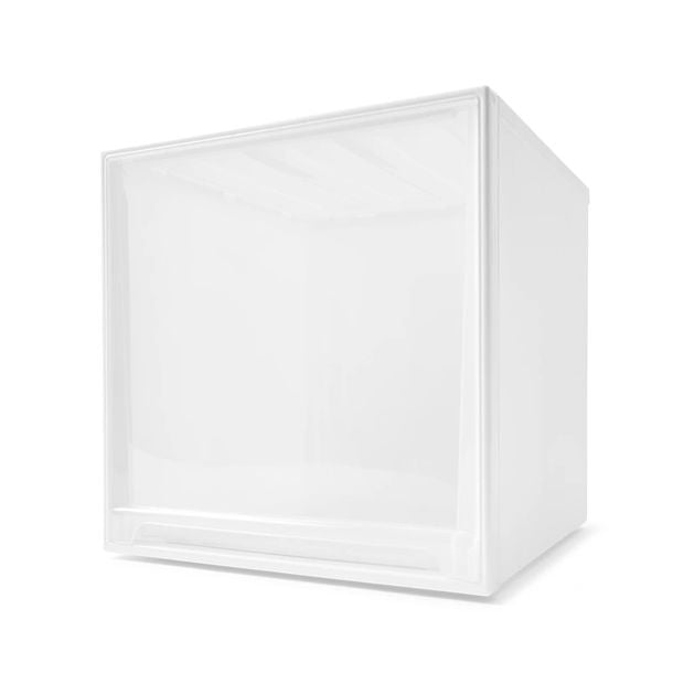 Modular Storage Drawer, Square Large White - Anko