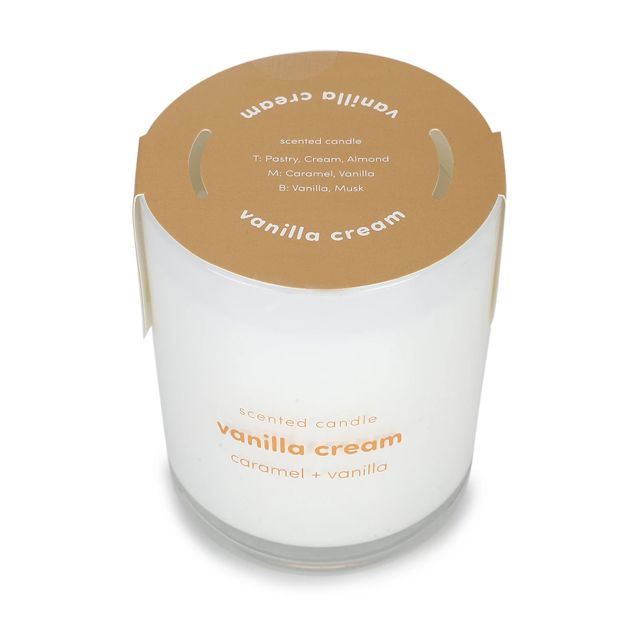 Vanilla Cream Fragrant Candle - Anko