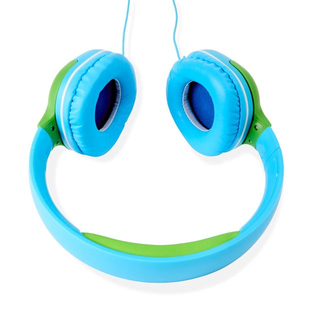 Over-Ear Wired Kids Headphones, Blue - Anko