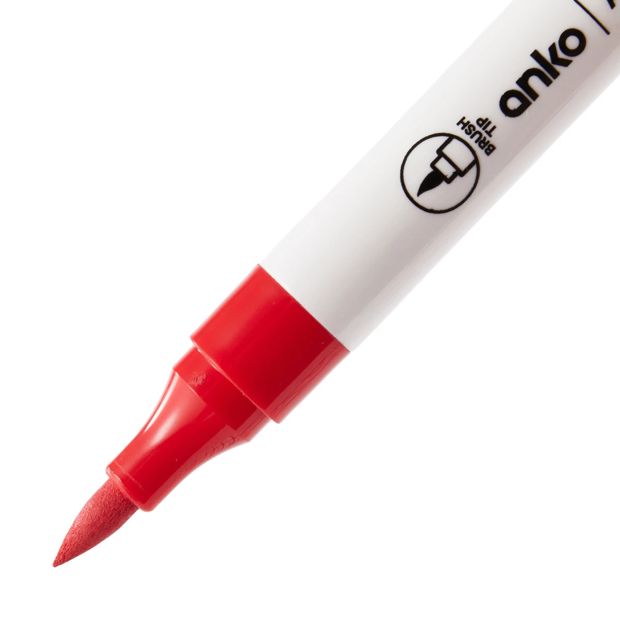 Dual-Tip Acrylic Paint Markers, 24 Pack - Anko
