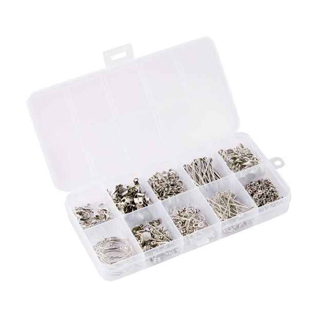 Jewellery Making Set, Silver Look - Anko