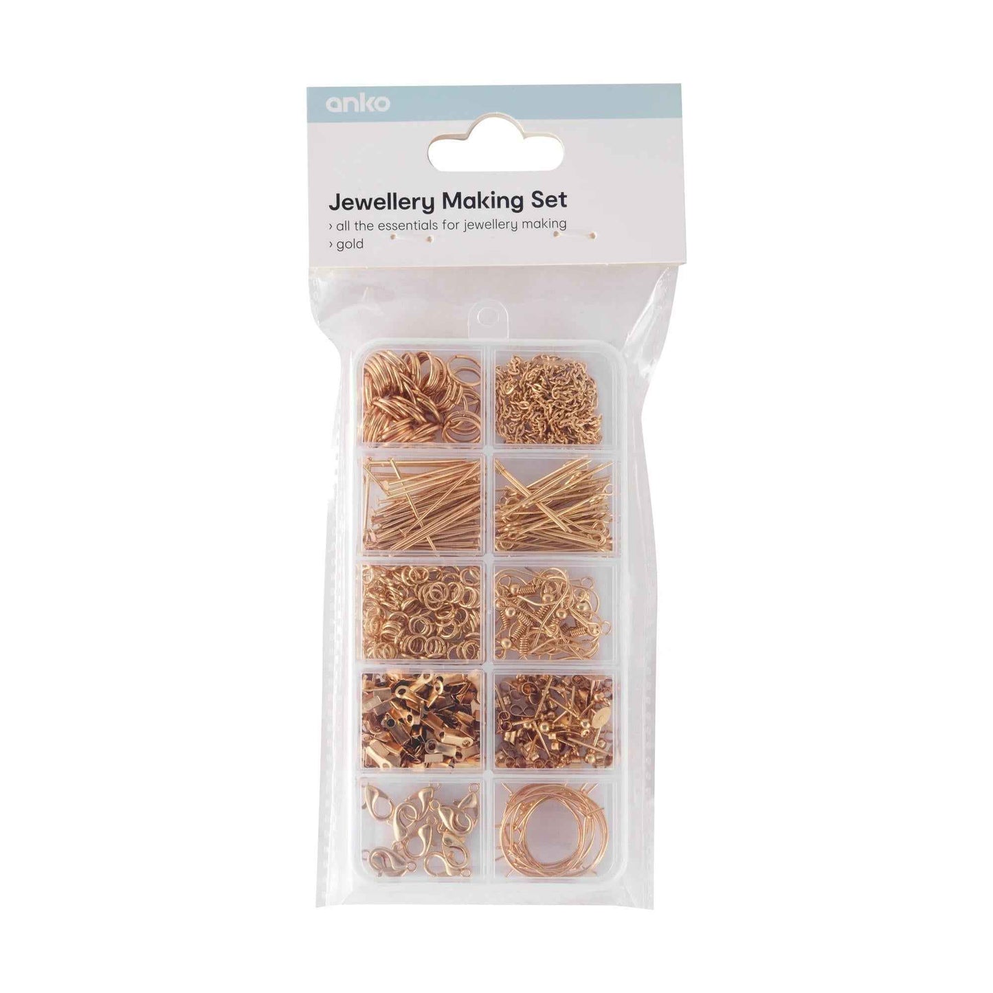 Jewellery Making Set - Gold Look